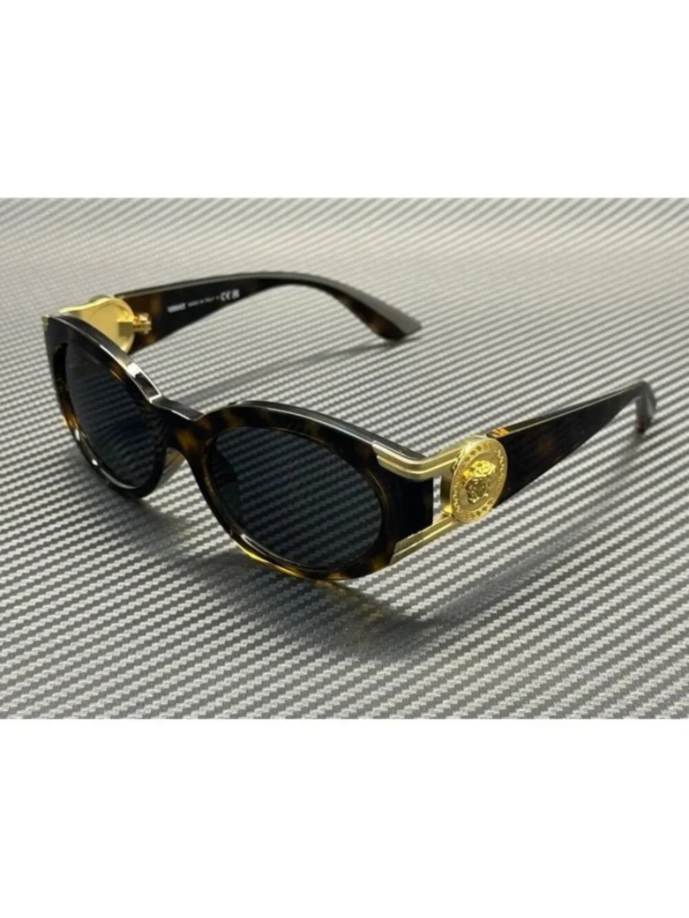 New Versace Women Havana Sunglasses 55-18-115